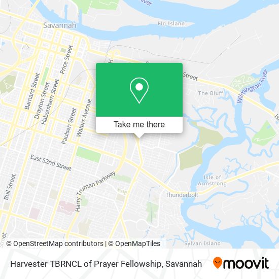 Mapa de Harvester TBRNCL of Prayer Fellowship