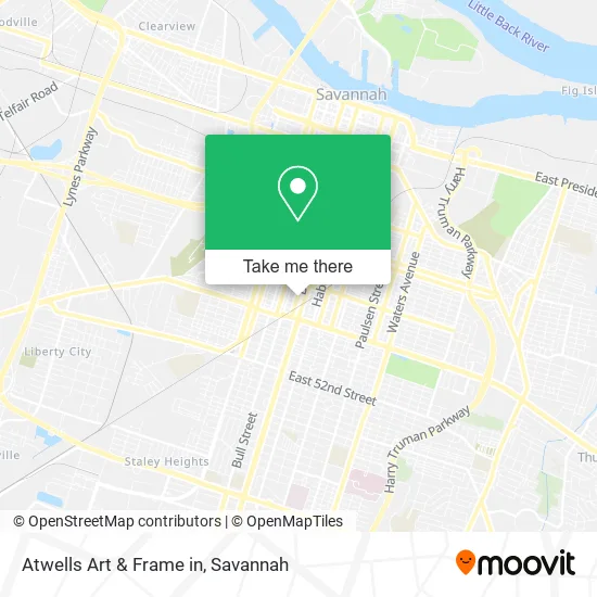 Atwells Art & Frame in map
