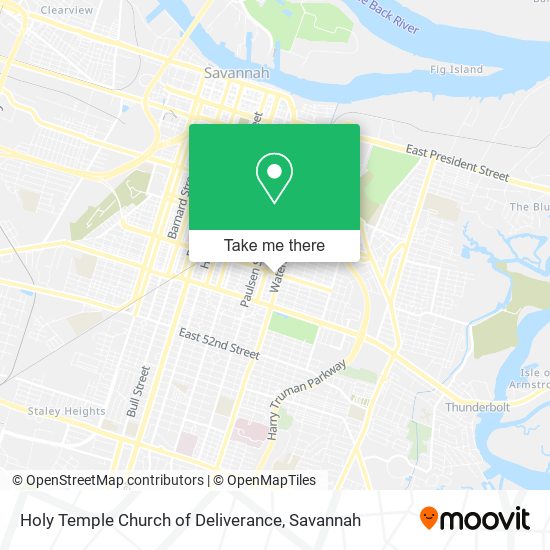 Holy Temple Church of Deliverance map