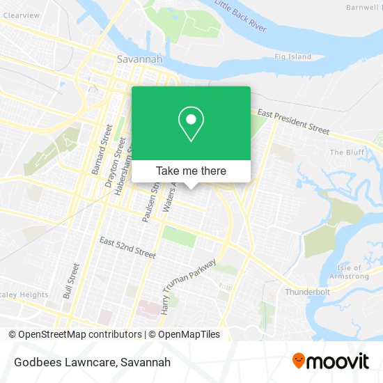 Mapa de Godbees Lawncare