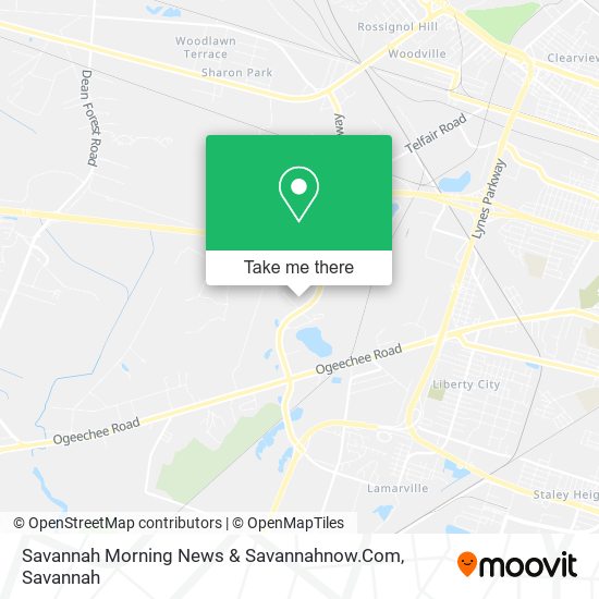 Savannah Morning News & Savannahnow.Com map