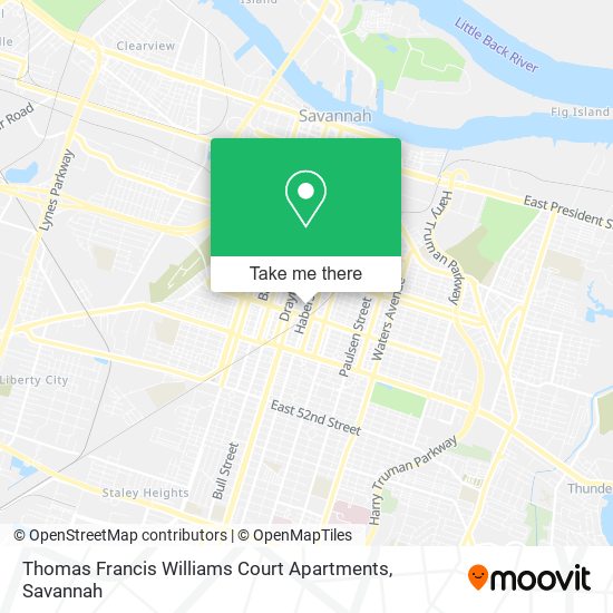 Thomas Francis Williams Court Apartments map