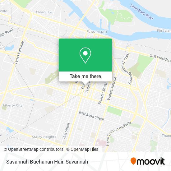 Mapa de Savannah Buchanan Hair
