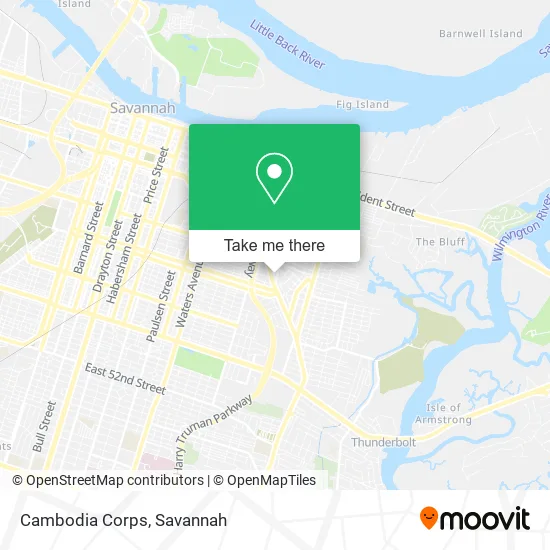 Mapa de Cambodia Corps