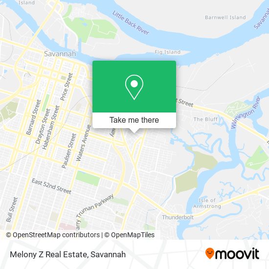 Melony Z Real Estate map