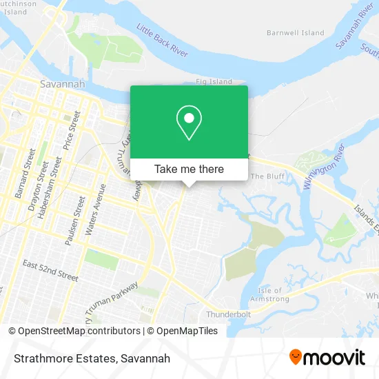 Mapa de Strathmore Estates