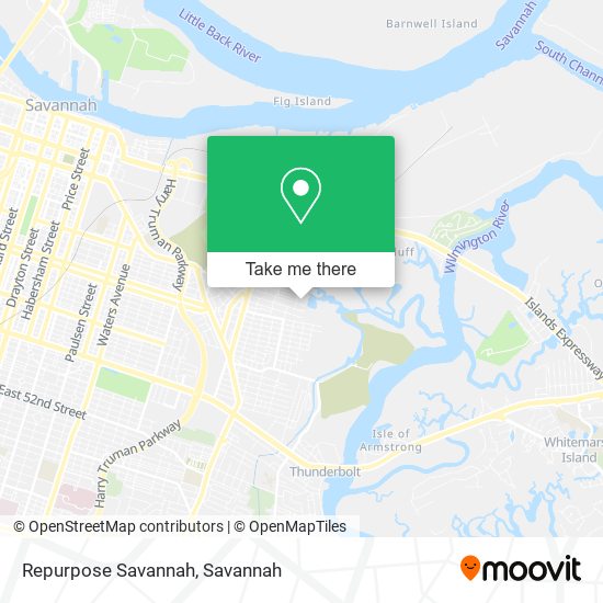 Repurpose Savannah map