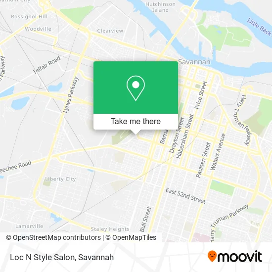 Loc N Style Salon map