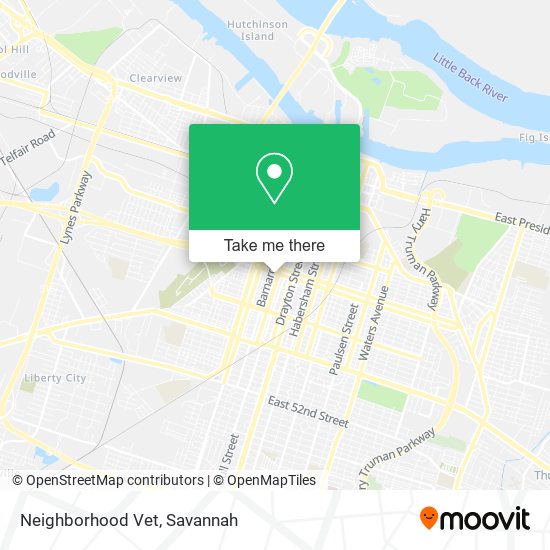 Mapa de Neighborhood Vet