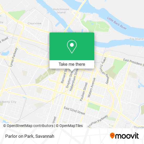 Mapa de Parlor on Park