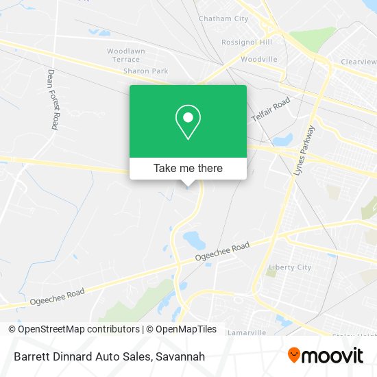 Mapa de Barrett Dinnard Auto Sales