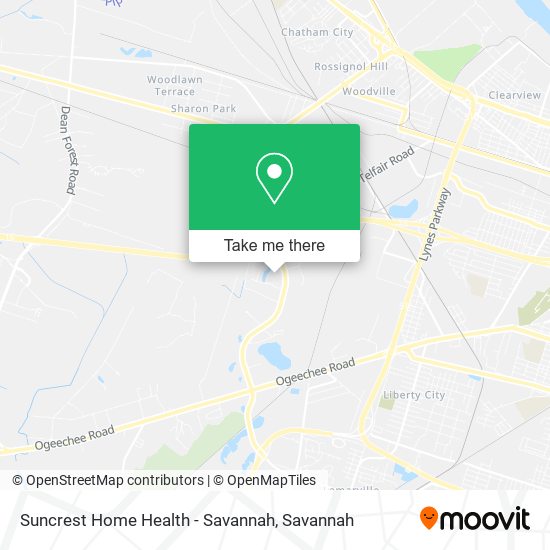 Mapa de Suncrest Home Health - Savannah