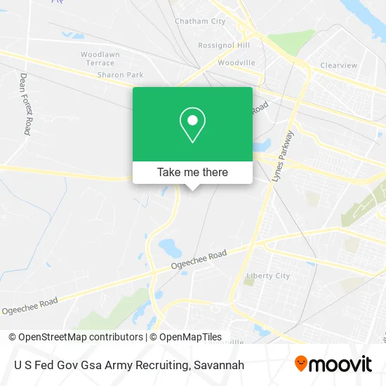 U S Fed Gov Gsa Army Recruiting map