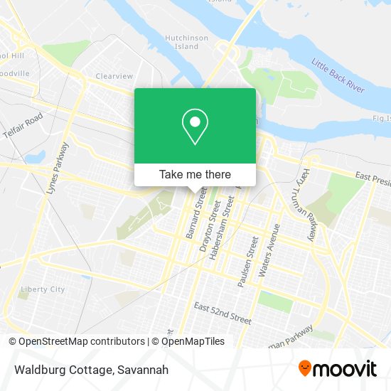 Mapa de Waldburg Cottage