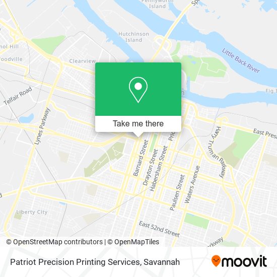 Mapa de Patriot Precision Printing Services