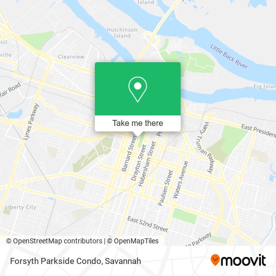 Forsyth Parkside Condo map