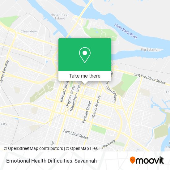 Emotional Health Difficulties map