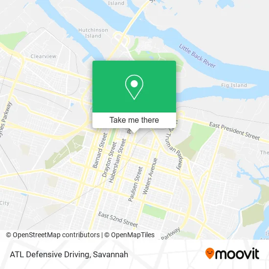 ATL Defensive Driving map