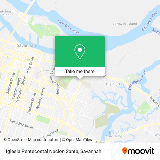 Iglesia Pentecostal Nacion Santa map