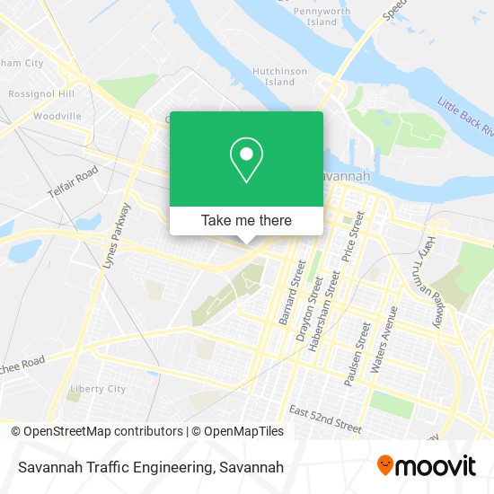 Mapa de Savannah Traffic Engineering