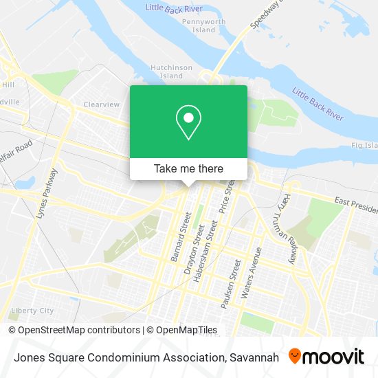 Mapa de Jones Square Condominium Association