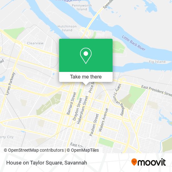 Mapa de House on Taylor Square