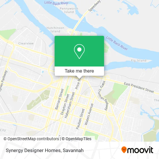 Synergy Designer Homes map