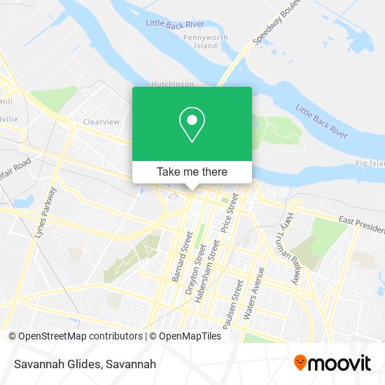 Mapa de Savannah Glides