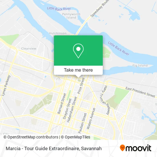 Mapa de Marcia - Tour Guide Extraordinaire