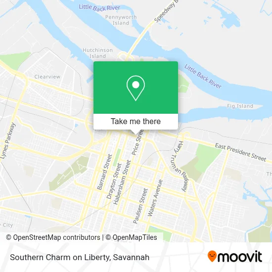 Southern Charm on Liberty map