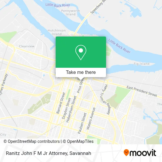 Ranitz John F M Jr Attorney map