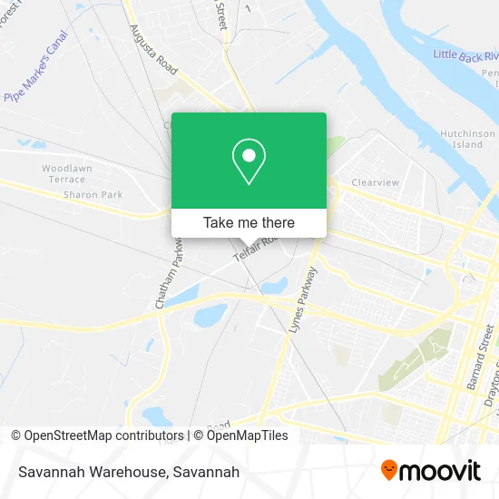 Savannah Warehouse map