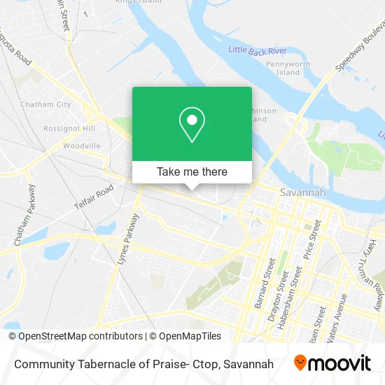 Community Tabernacle of Praise- Ctop map