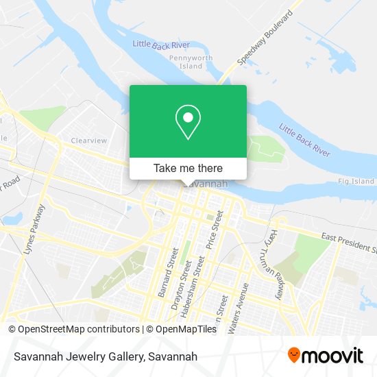Savannah Jewelry Gallery map