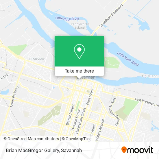 Brian MacGregor Gallery map