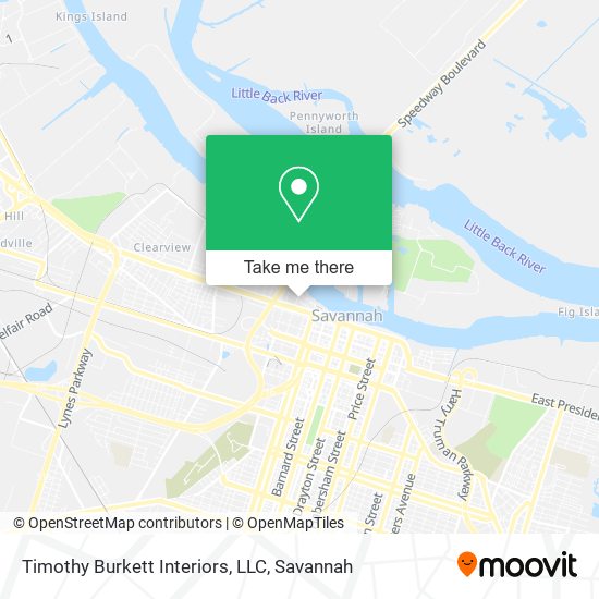 Mapa de Timothy Burkett Interiors, LLC