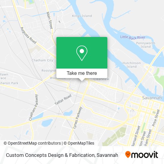 Mapa de Custom Concepts Design & Fabrication