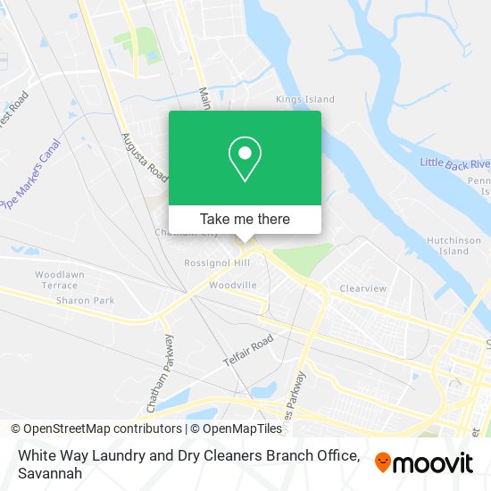 Mapa de White Way Laundry and Dry Cleaners Branch Office