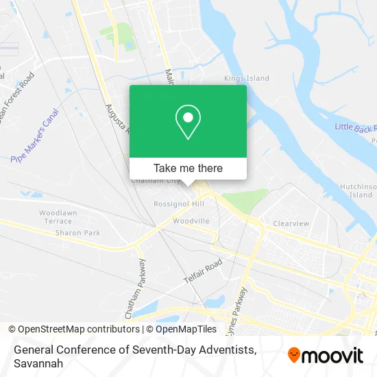 General Conference of Seventh-Day Adventists map