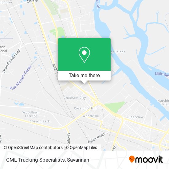 CML Trucking Specialists map