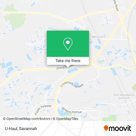 U-Haul map