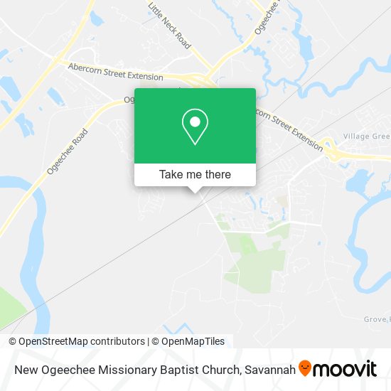 New Ogeechee Missionary Baptist Church map