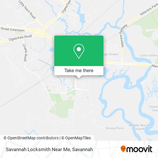 Savannah Locksmith Near Me map