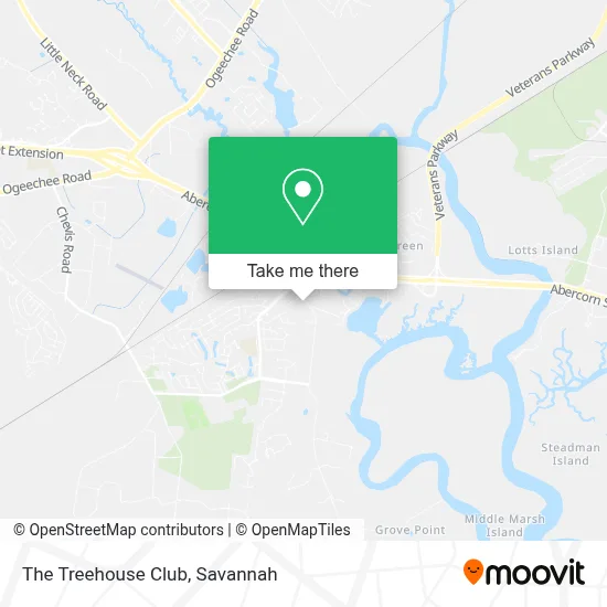 The Treehouse Club map