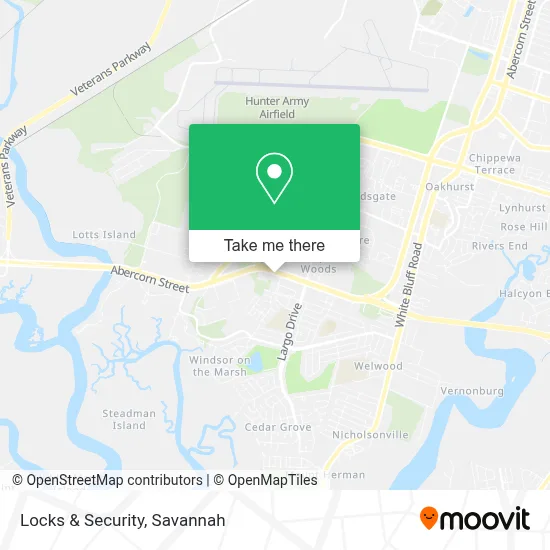 Locks & Security map