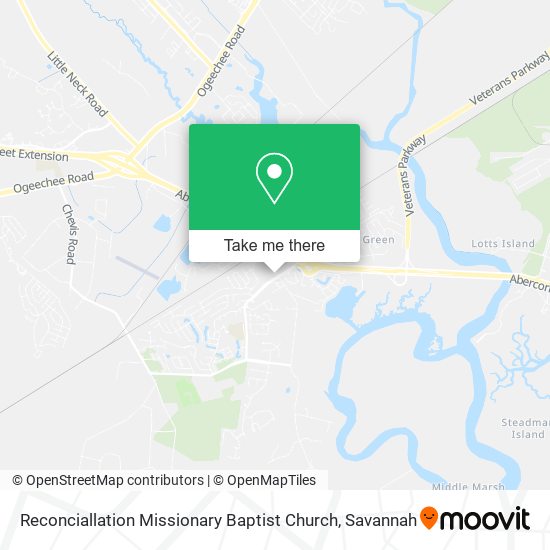 Mapa de Reconciallation Missionary Baptist Church