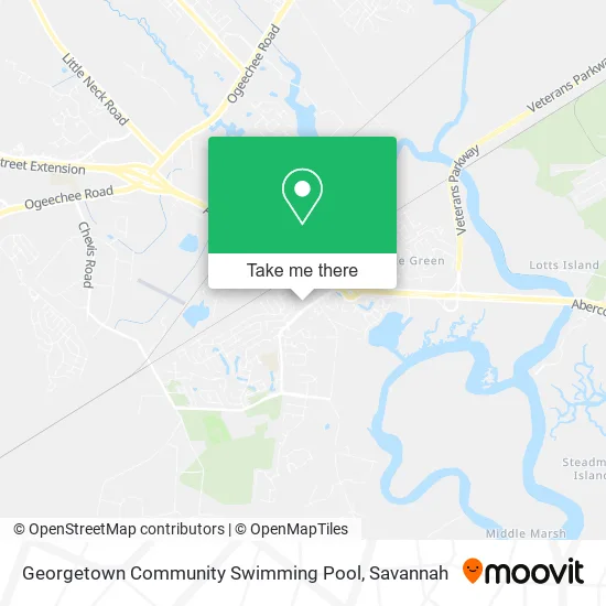 Georgetown Community Swimming Pool map