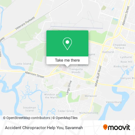 Accident Chiropractor Help You map