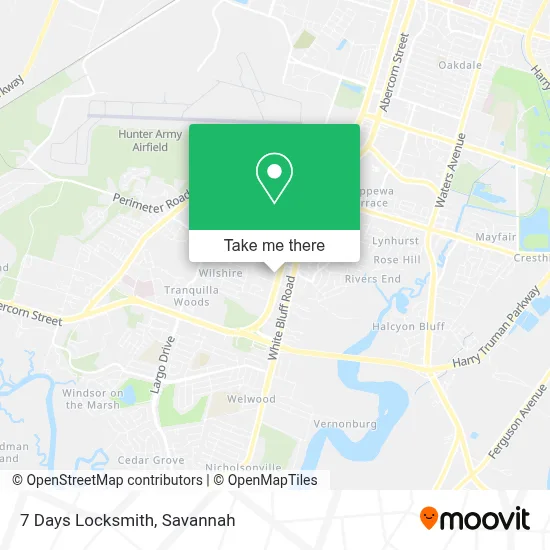 7 Days Locksmith map