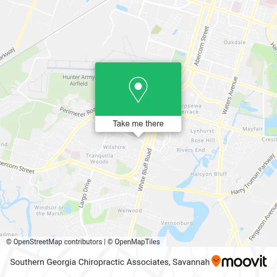 Southern Georgia Chiropractic Associates map